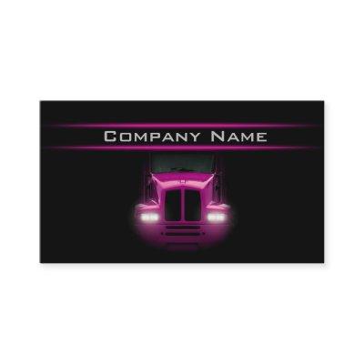 Black Design Pink Truck Front Brighter Layout