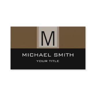 Black & Donkey brown Professional Monogram