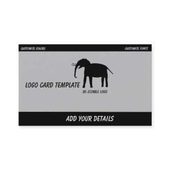 Black Elephant Logo