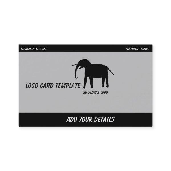 Black Elephant Logo