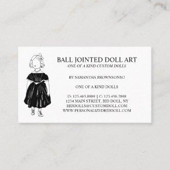 Black Fahion Doll Collector Fabric