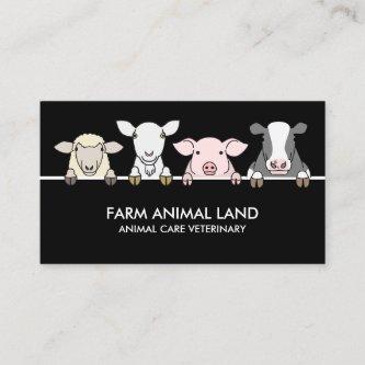 Black Farm Animal Veterinary Cow Sheep Goat Pig