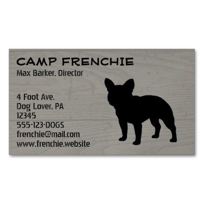 Black French Bulldog Silhouette | Frenchie Dog Magnetic