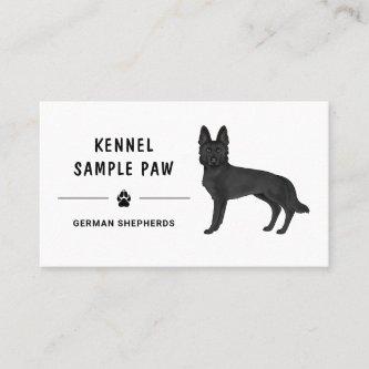 Black German Shepherd GSD Dog Kennel Breeder