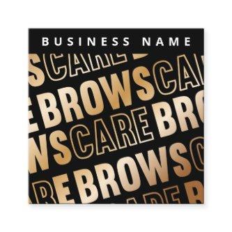 Black Gold Brows Aftercare PMU Brow Instructions Square