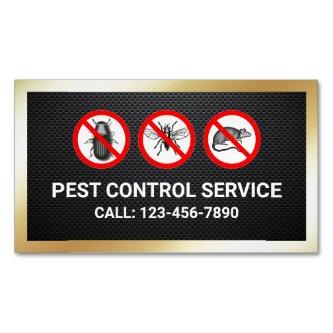Black Gold Bugs Removal Pest Control Service  Magnet