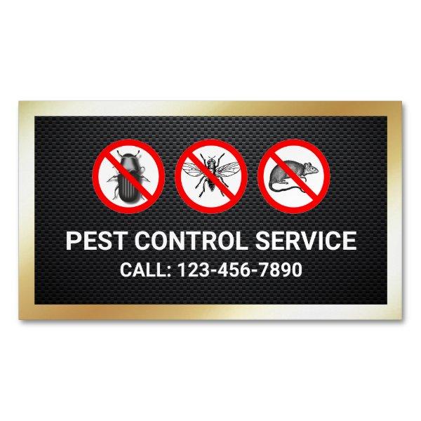 Black Gold Bugs Removal Pest Control Service  Magnet