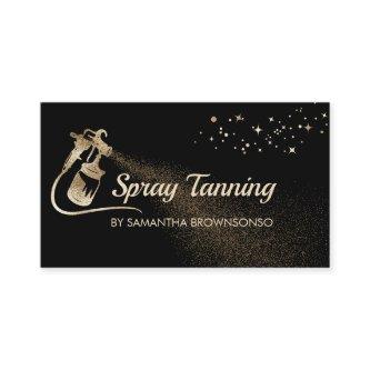 Black Gold Elegant Calligraphy Tan Spray