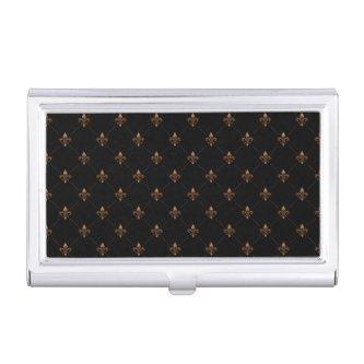 Black Gold Fleur De Lis Elegant Luxury Pattern  Case