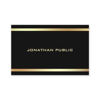 Black Gold Modern Elegant Professional Template