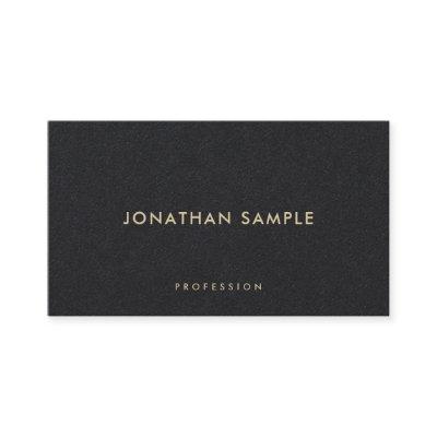 Black Gold Modern Minimalist Elegant Simple Luxury