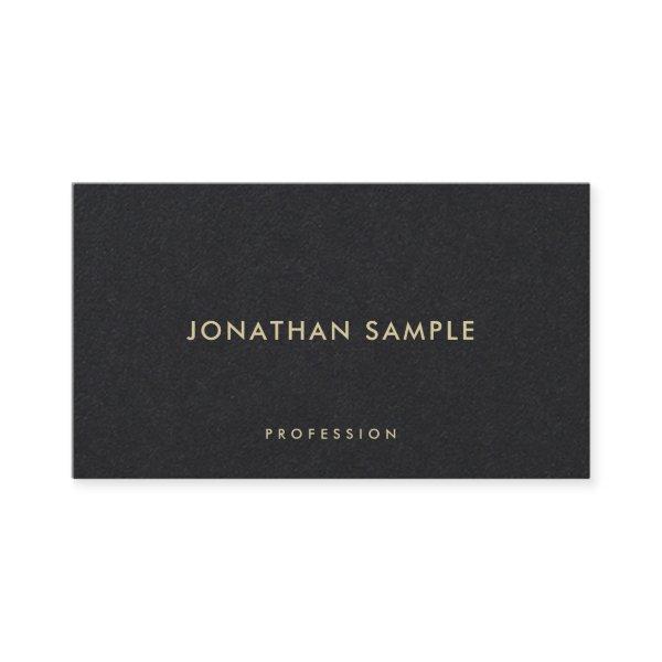 Black Gold Modern Minimalist Elegant Simple Luxury