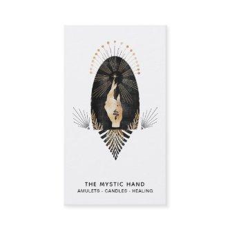 *~* Black Gold Rays Mystic Hand Snake