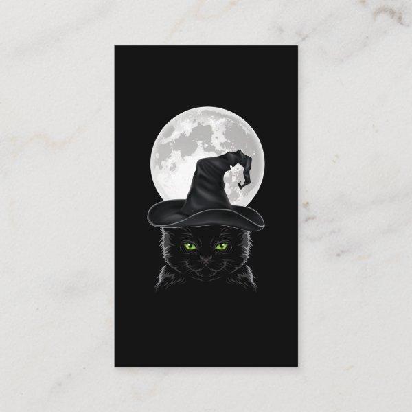 Black Gothic Cat Witch Hat Moon Pastel Goth
