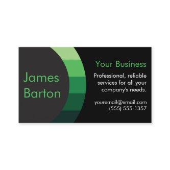Black Green Simple Gradient Modern Professional