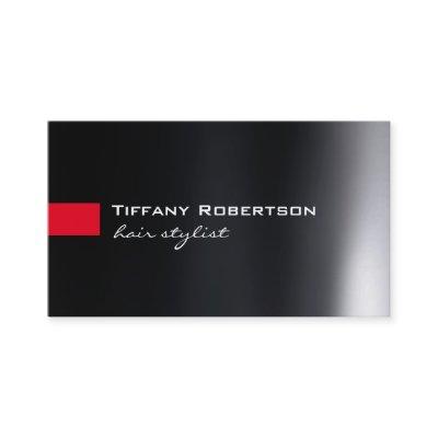 Black Grey Red Color Hair Stylist Salon