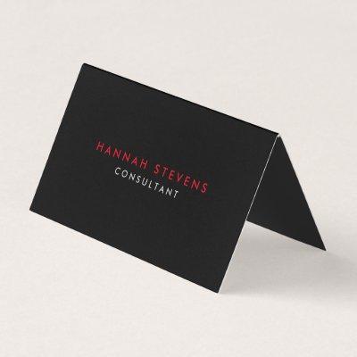 Black Grey Red Professional Modern