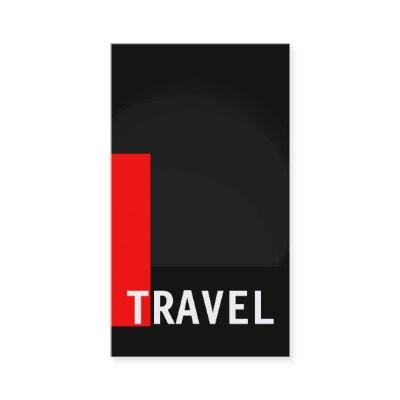 Black Grey Red Travel Agent