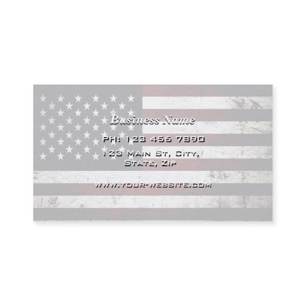 Black Grunge American Flag