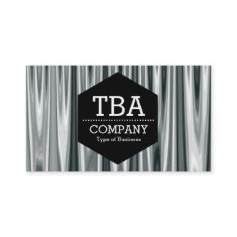 Black Hexagon - Silver Curtains 01