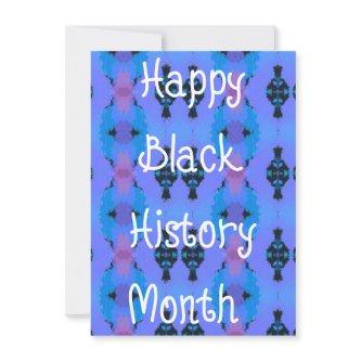 Black History Month card
