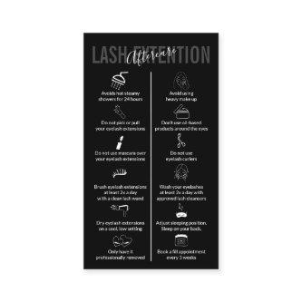 Black Icon Makeup Lash Extension Aftercare
