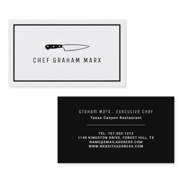 Black Knife, Modern Gourmet, Chef, Cooking