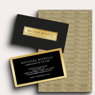 Black Leather Gold Label CORPORATE PROFESSIONAL