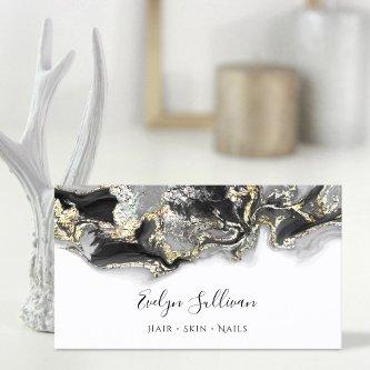 black marbling design