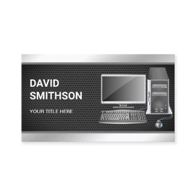 Black Mesh Desktop PC Computer Repair Technician