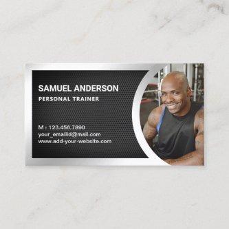 Black Mesh Silver Fitness Personal Trainer Photo