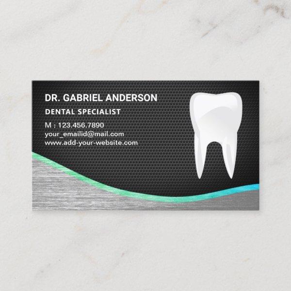 Black Mesh Steel Tooth Dental Clinic Dentist