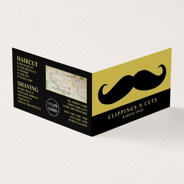 Black Moustache, Men's Barbers Loyalty Card