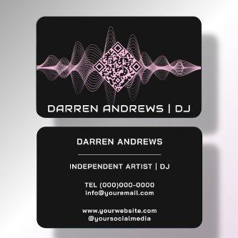 Black |  Music QR Code Soundwave