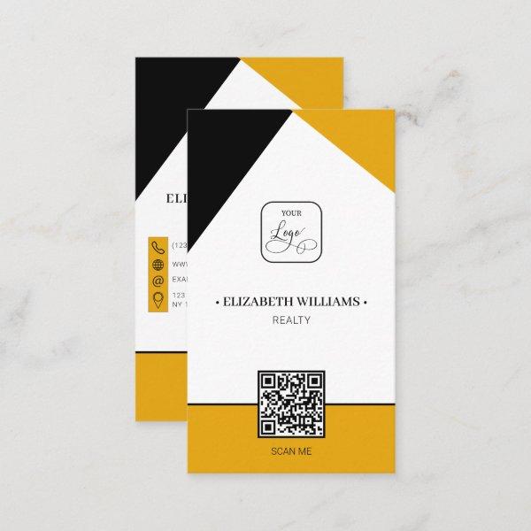 Black Mustard Personalized Business Logo & QR Code