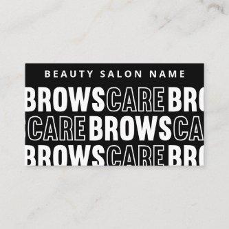 Black Pattern Brows Aftercare PMU Brow Instruction