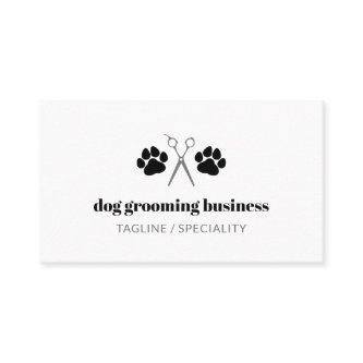 Black Paws & Scissors Dog Grooming