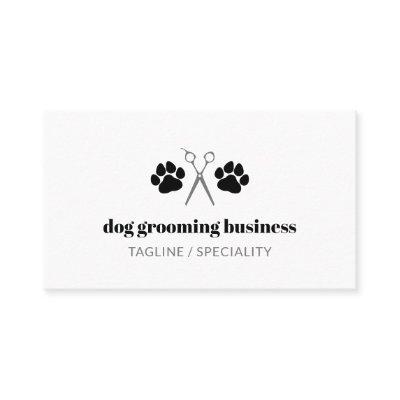 Black Paws & Scissors Dog Grooming