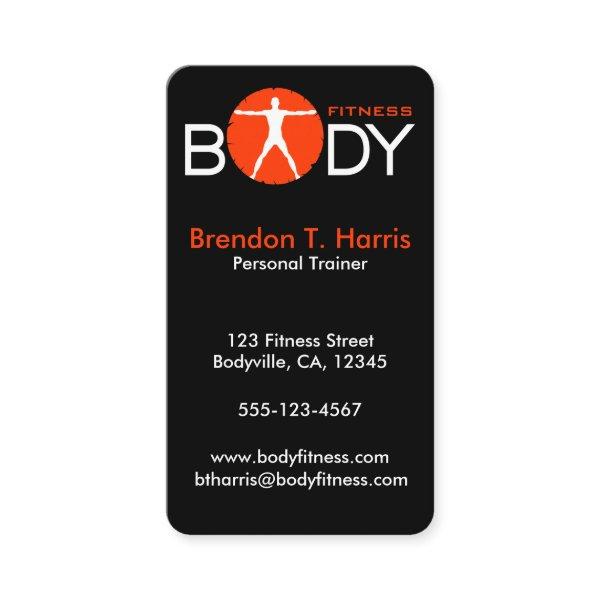 Black Personal Trainer Body Madness Vertical
