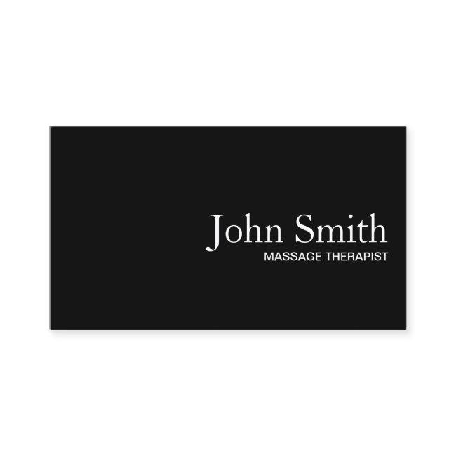 Black QR Code Massage therapist