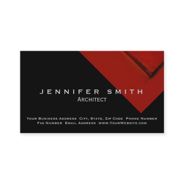 Black Red Architect