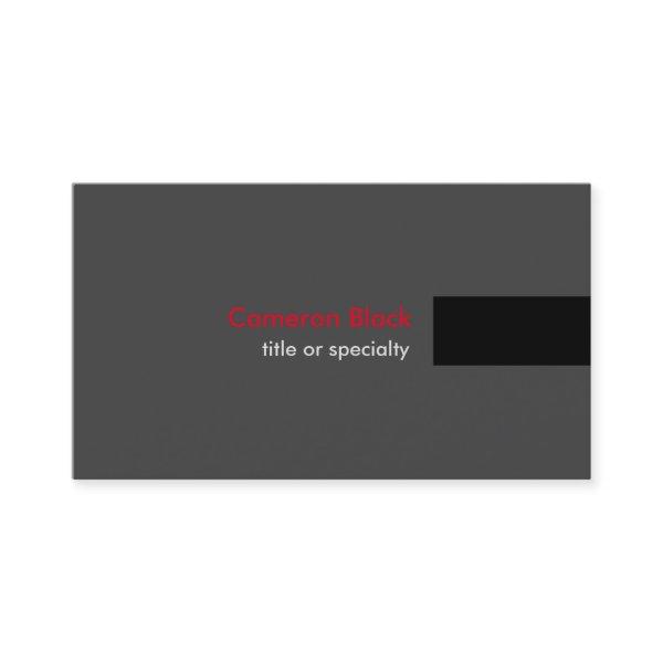 Black Red Grey Modern Unique Trendy Professional
