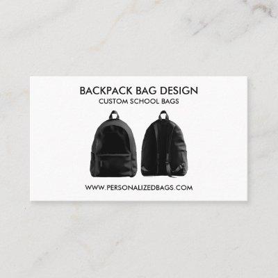 Black School Backpack Bag