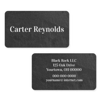 Black Slate Rock Pattern