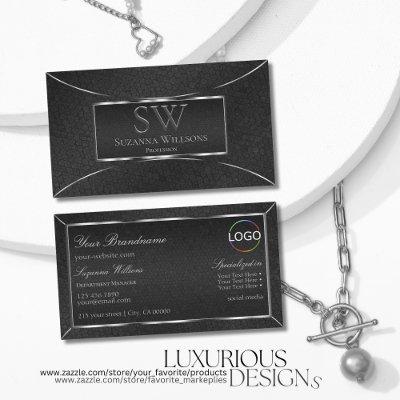 Black Snake Silver Decor with Monogram and Logo