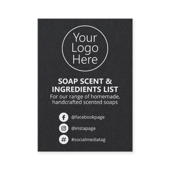 Black Soap Fragrance Ingredients List Logo
