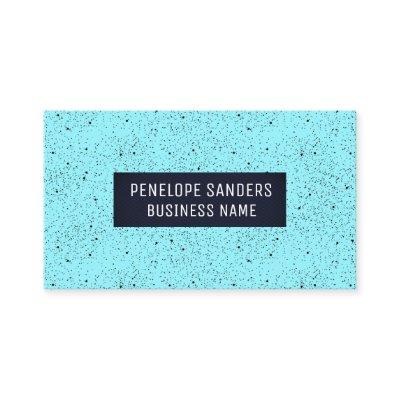 Black Speckled Blue Background