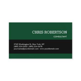 Black Stripe Forest Green Standard