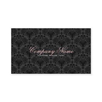 Black Tones Vintage Orante Floral Damasks  Pattern