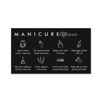 Black Top manicure aftercare tips